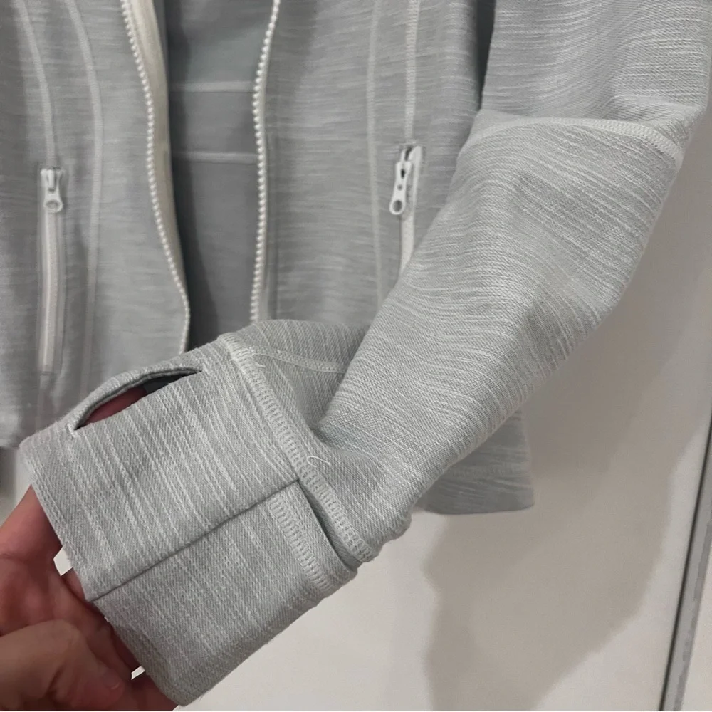 Lululemon Define Full Zip Jacket Heathered Grey - Picture 8 of 9